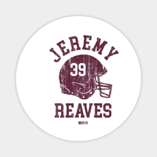 Jeremy Reaves Washington Helmet Font Magnet